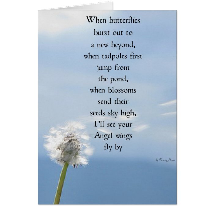 Greeting Card Bereavement verse | Zazzle