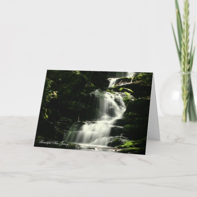 Greeting Card, Blank, Buttermilk Falls, New Jersey Card (Front)