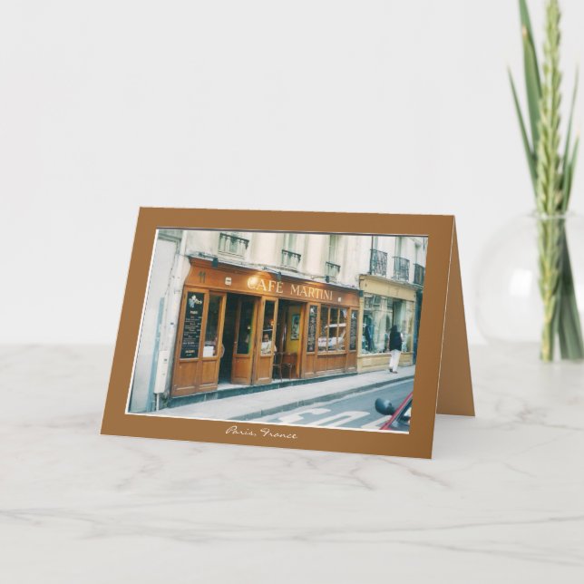 Greeting Card/"Bonjour!" Card (Front)