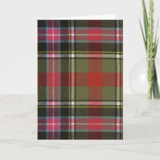 Greeting Card Bruce of Kinnaird Ancient Tartan