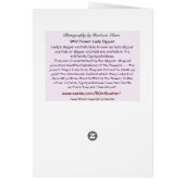 Greeting card Card: (Back)