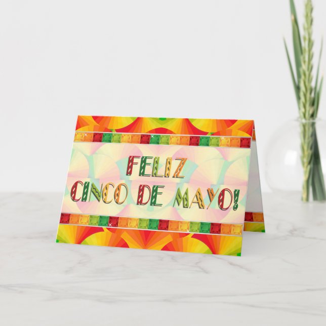 Greeting Card - Citrus Fans - Feliz Cinco de Mayo (Front)