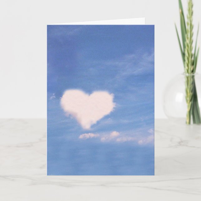 GREETING CARD: Cloud Heart_ Card (Front)