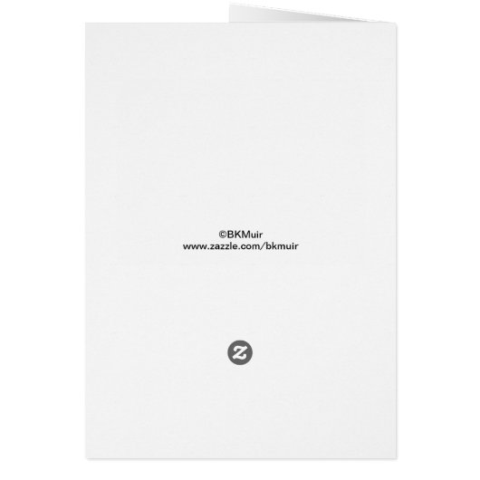 Greeting Card - Colorful Circles (Back)