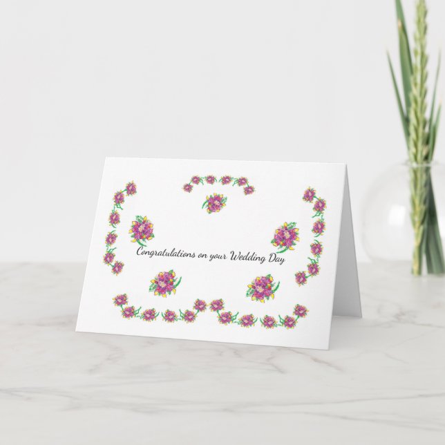 Greeting Card :Congratulations on your Wedding day (Front)