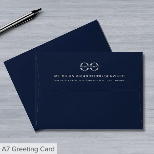 Greeting Card Envelope Return Address Logo