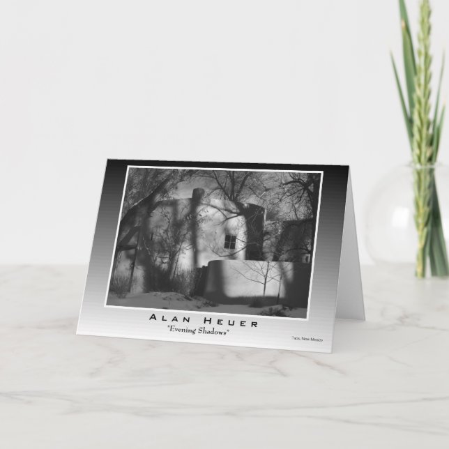 Greeting Card - "Evening Shadows" (Front)