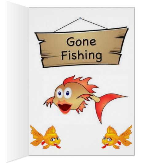 Greeting card fish cats (Inside (Right))