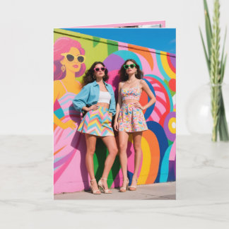 Greeting card folded