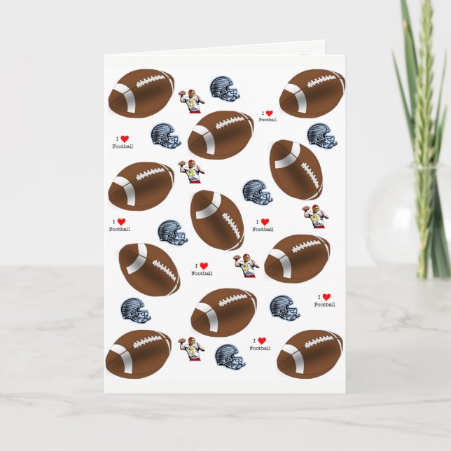 Greeting card football (Front)