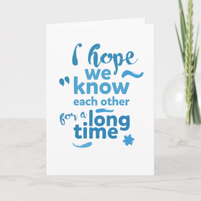 greeting card for friend, hope to keep in touch (Front)