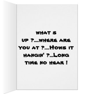 Greeting Card for friends