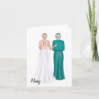 Greeting Card for future mother-in-law on wedding