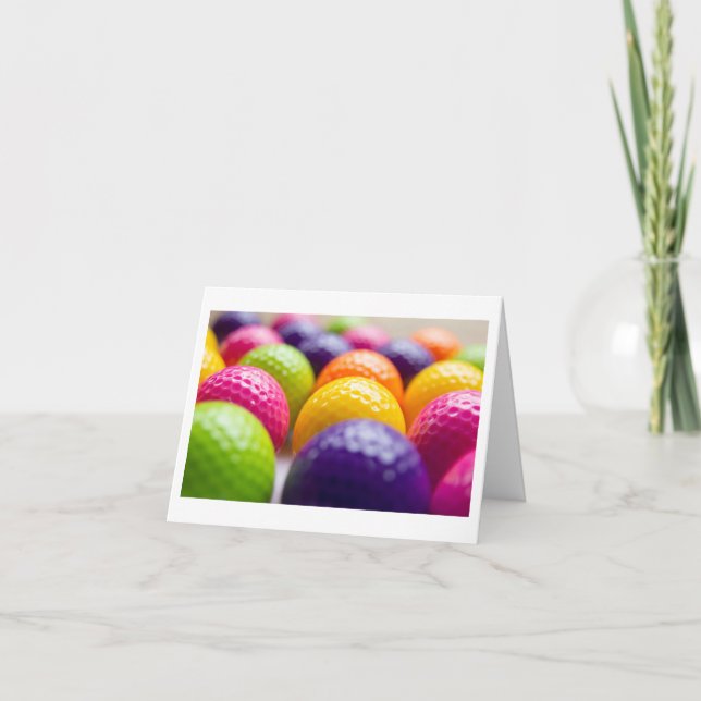 Greeting card for golfer (Front)