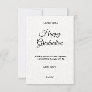 Greeting Card FOR GRADUATION