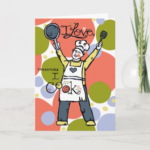 Greeting Card for Man who loves to Cook