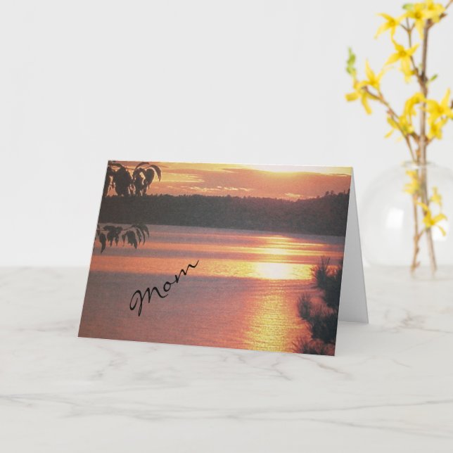 Greeting Card for Mom Any Occasion (Yellow Flower)