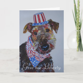 Greeting Card: "Freedom is Precious" Card
