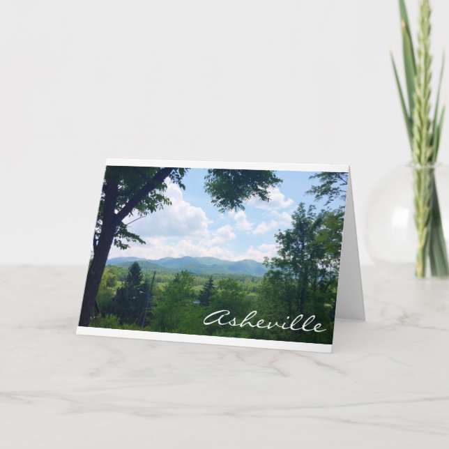Greeting Card from Asheville, North Carolina (Front)