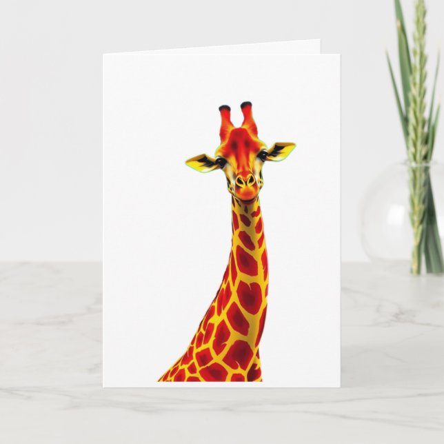 Greeting Card Giraffe (Front)