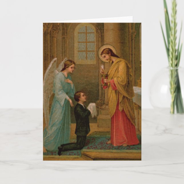 Greeting Card: Happy is the Soul Card (Front)