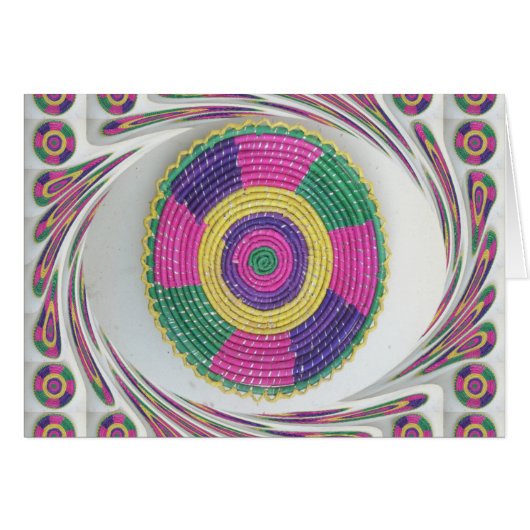 Greeting Card Horizontal Beautiful Amazing Africa (Front Horizontal)