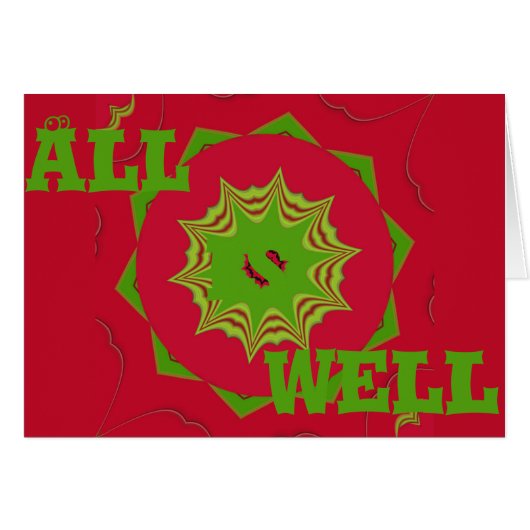 Greeting Card Horizontal Template (Front Horizontal)