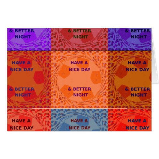 Greeting Card Horizontal Template (Front Horizontal)