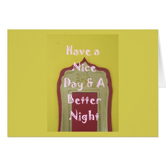 Greeting Card Horizontal Template (Front Horizontal)
