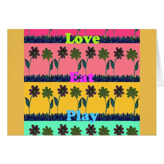Greeting Card Horizontal Template (Front Horizontal)