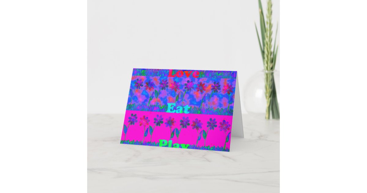 Greeting Card Horizontal Template | Zazzle