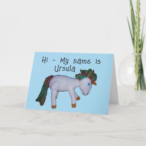 Greeting Card  _ Inspirational Unicorn