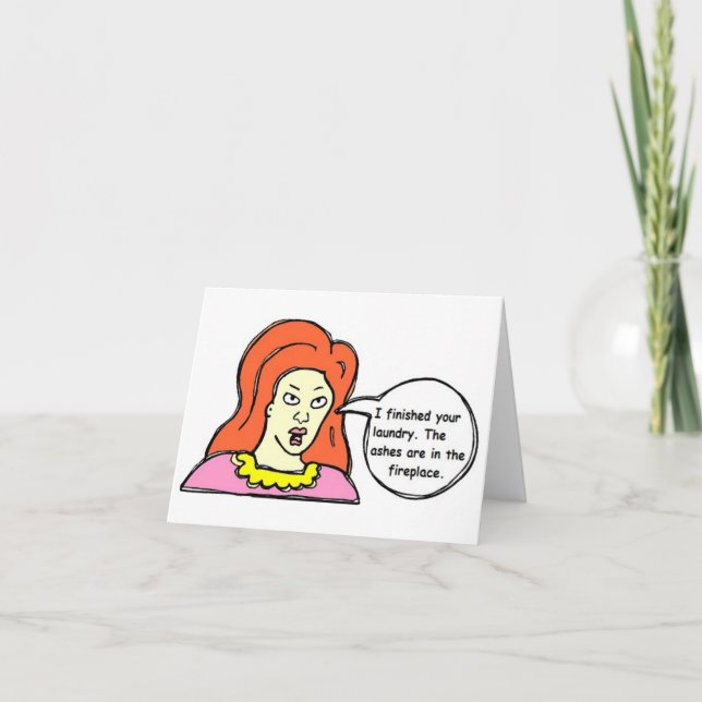 Greeting card/Just Because card - humorous (Front)