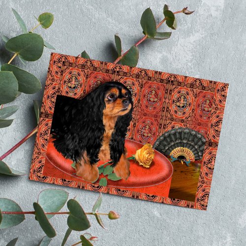 Greeting Card King Charles Cavalier Spaniel