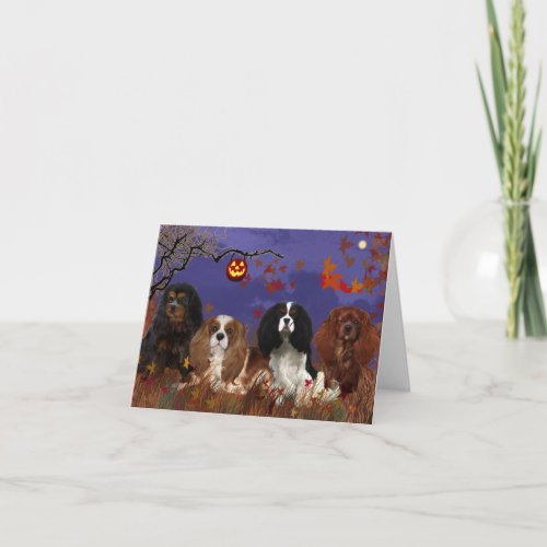 Greeting card King Charles Cavalier Spaniel Card