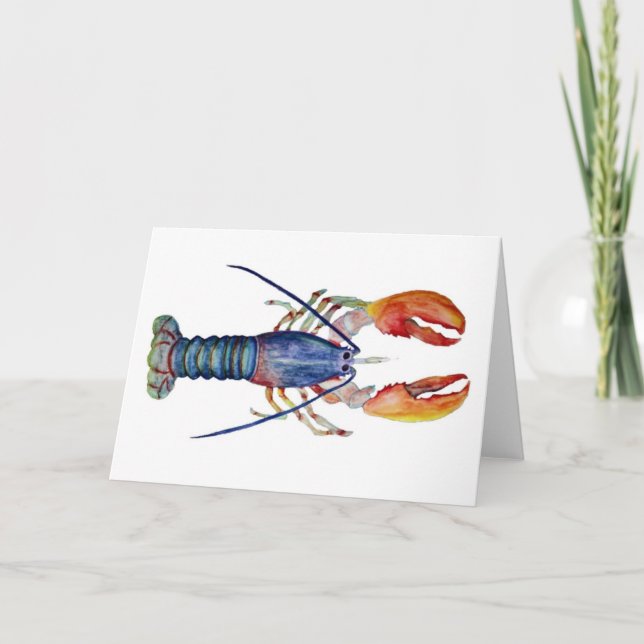 Greeting Card, Lobster Card (Front)