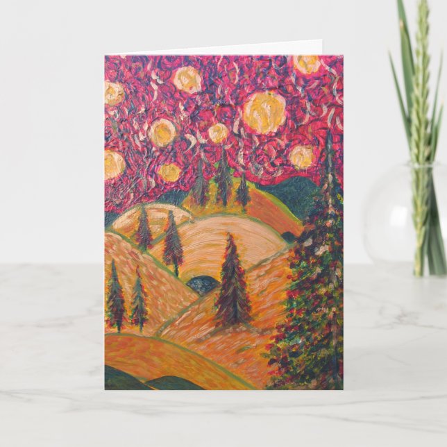 Greeting Card ; May there always be Many Moons in (Front)