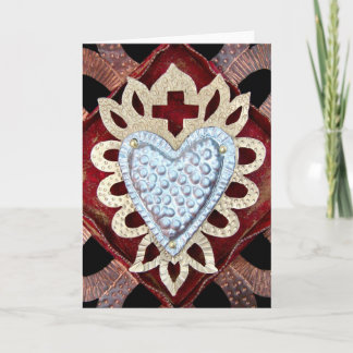Greeting card "Milagro Heart"
