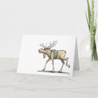 Greeting Card Moose