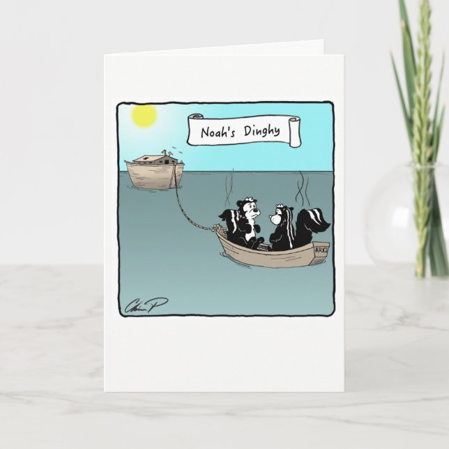 Greeting Card: Noah's Dinghy Card (Front)
