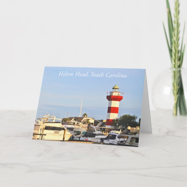 Greeting Card, Note Card, Thank you, Hilton Head Thank You Card (Front)