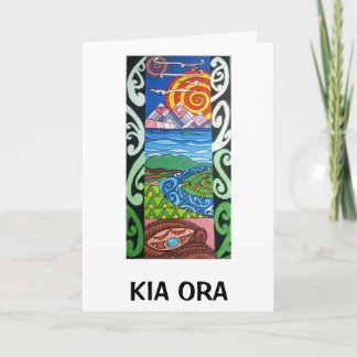 Greeting Card - NZ- Kiaora - Arohanui