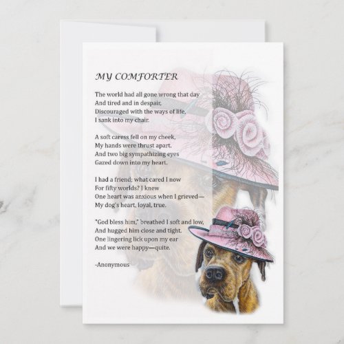 Greeting Card of Beautiful Boxer Dog Comforter