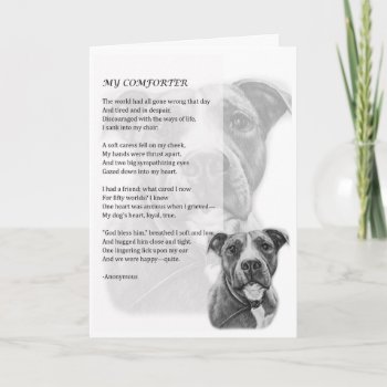 Greeting Card Of Pit Bull Dog Lover Gift by NosesNPosesfromALM at Zazzle