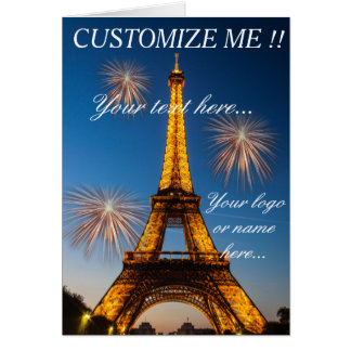 Greeting card Paris - Tour Eiffel #1