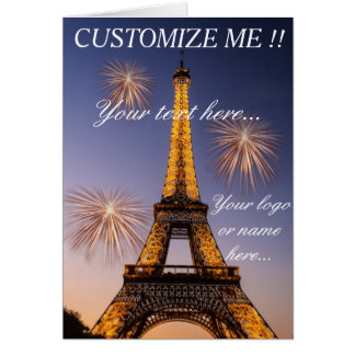 Greeting card Paris - Tour Eiffel #2