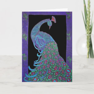 Greeting Card - Proud Peacock