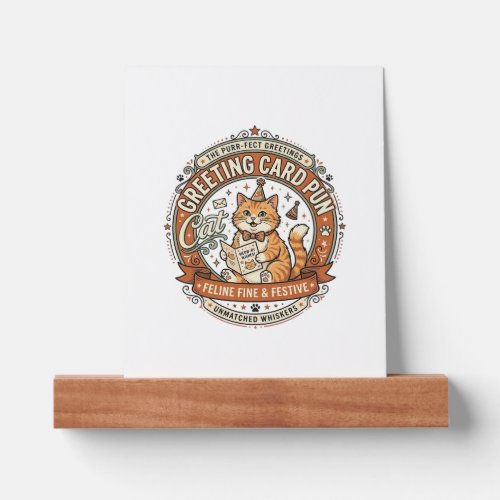 Greeting Card Pun Cat Greeting Card Pun Cat Vintag Picture Ledge