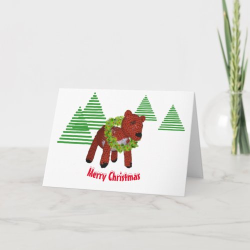 Greeting Card  _ Reindeer  Wishes