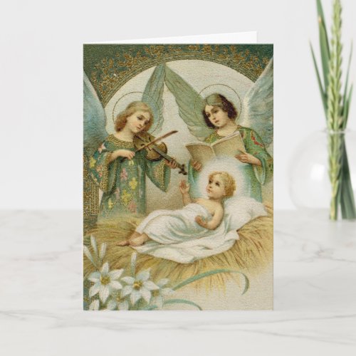 Greeting Card Scripture Luke 214Gloria